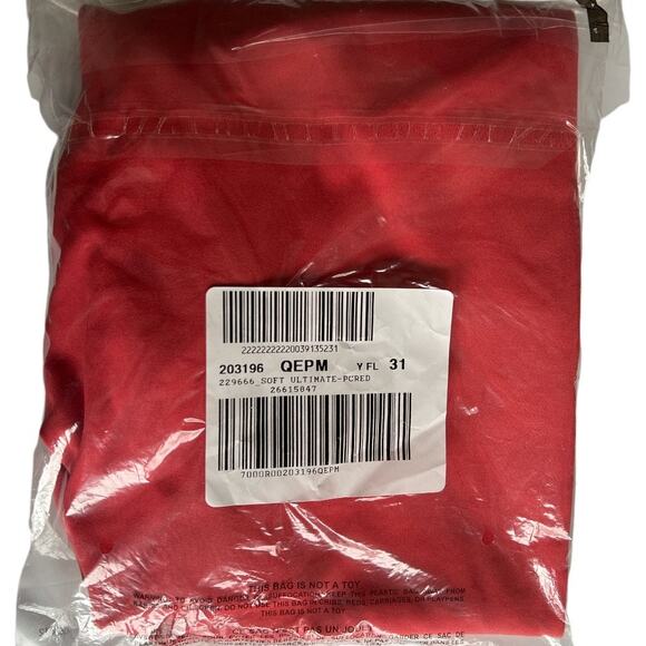 Victoria's Secret Pink Red Adjustable Waist Leggings, M - Picture 6 of 6